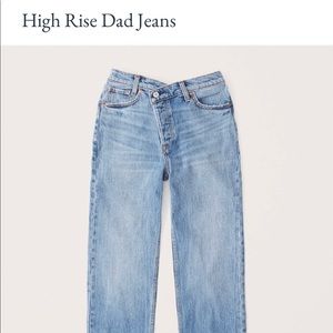 SOLD - Abercrombie High Rise Dad Jeans 27